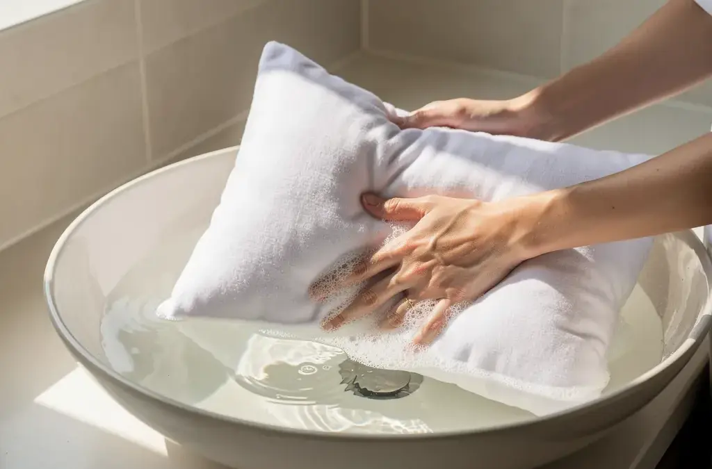 Handwäsche von Kissen für schonende Pflege und längere Haltbarkeit