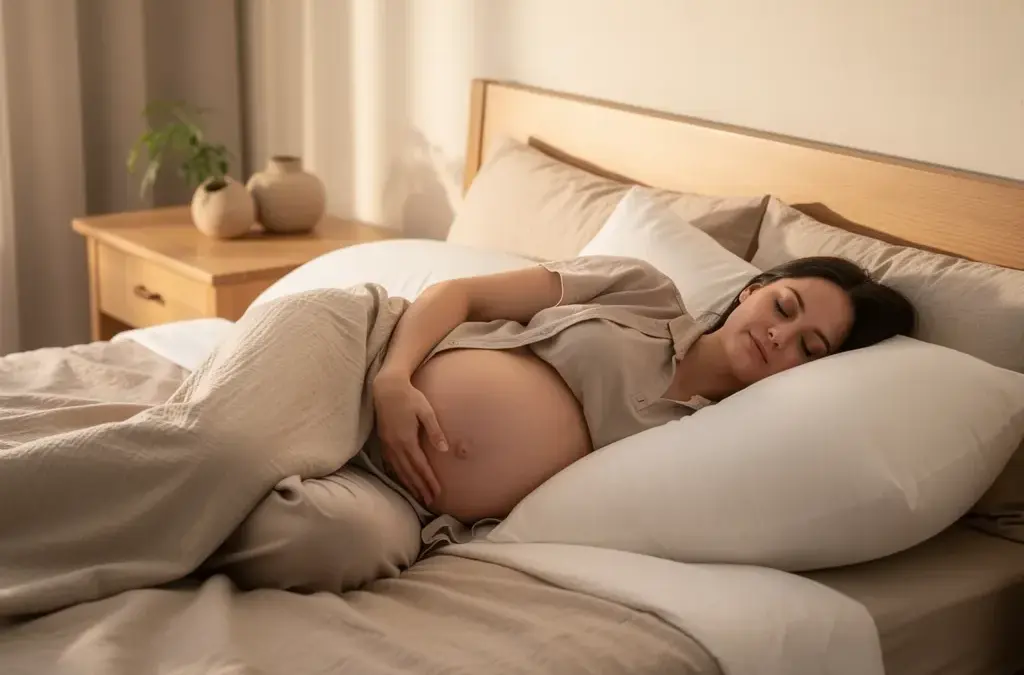 Schwangerschaftskissen ohne Perlen verbessern den Schlaf durch ergonomische Unterstützung und hypoallergene Materialien