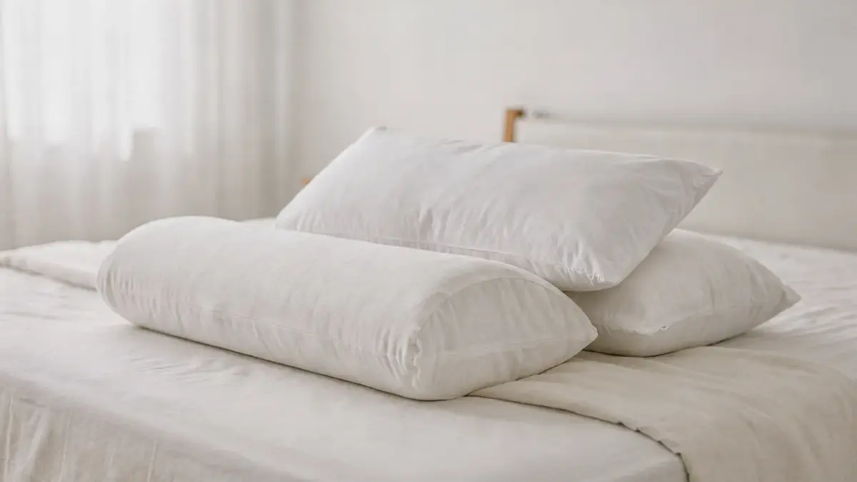 Schwangere im Bett mit Schwangerschaftskissen: Kissenhöhe und Schlafunterstützung