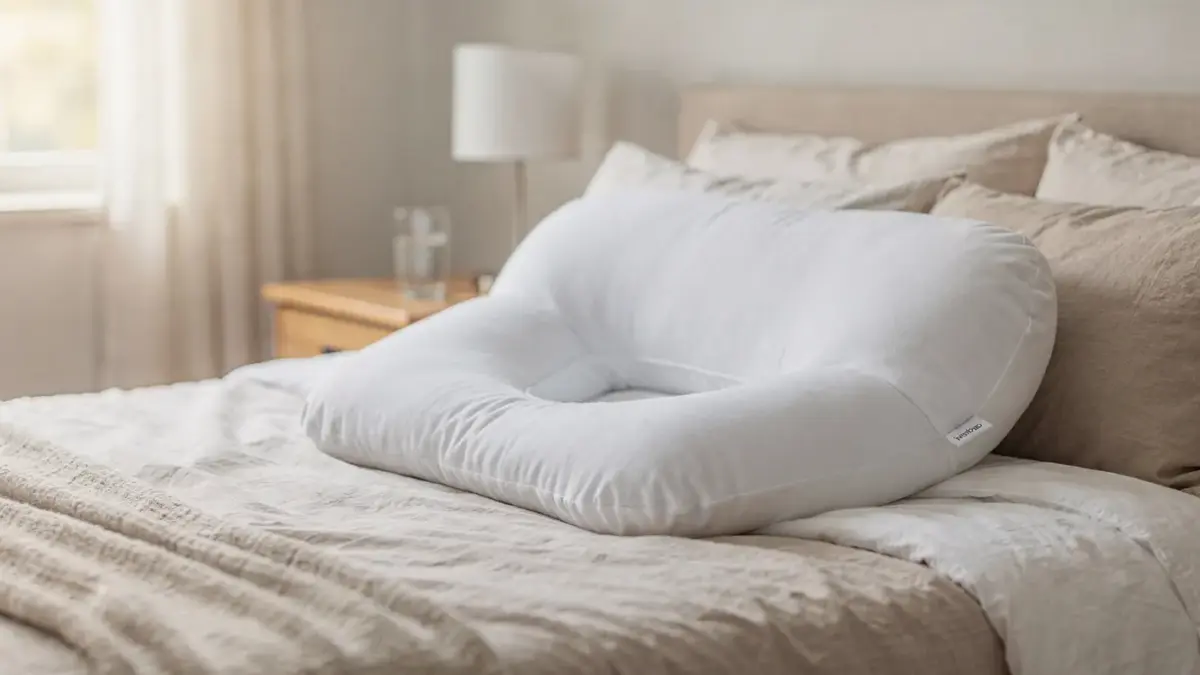Seitenschläferkissen im Wochenbett zur Entlastung beim Liegen und Stillen nach der Geburt